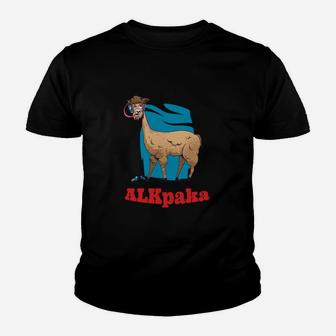 Alpaka Lustiges Wortspiel Kinder Tshirt, Alpaka Fans Humor Tee - Seseable