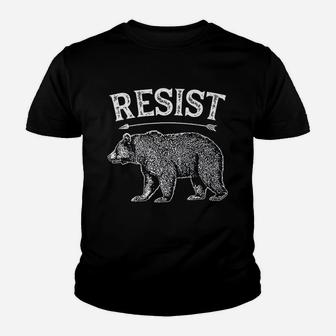 Alt Us National Park Resist Service Bear Vintage Youth T-shirt | Crazezy
