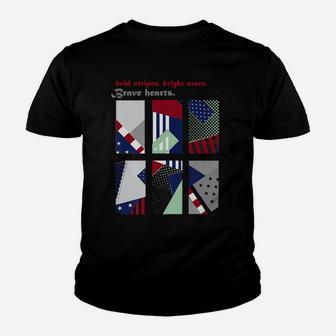 American Flag Army Patriot Independence July 4 Slim T-Shirt Youth T-shirt | Crazezy