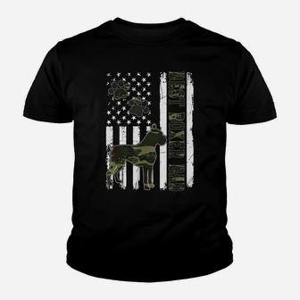 American Flag Best Boxer Dad Ever Tee Dog Dad Youth T-shirt | Crazezy