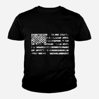 American Flag Print 4Th Of July Youth T-shirt | Crazezy