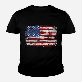 American Flag Usa United States Of America Us 4Th Of July Youth T-shirt | Crazezy