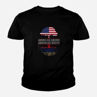 American Grown Armenian Roots Youth T-shirt | Crazezy