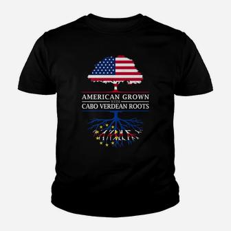 American Grown With Cape Verdean Roots - Cape Verde Youth T-shirt | Crazezy