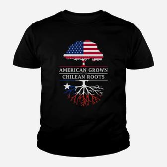 American Grown With Chilean Roots - Chile Youth T-shirt | Crazezy
