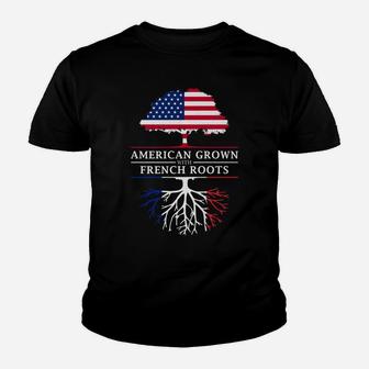 American Grown With French Roots - France Youth T-shirt | Crazezy UK