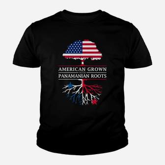 American Grown With Panamanian Roots - Panama Youth T-shirt | Crazezy