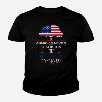 American Grown With Thai Roots - Thailand Youth T-shirt | Crazezy UK