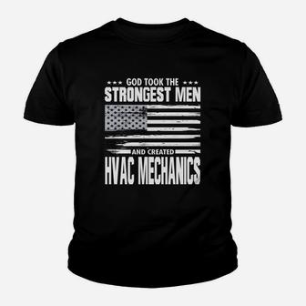 American Hvac Mechanics Union Worker Proud God Loving Youth T-shirt - Thegiftio UK