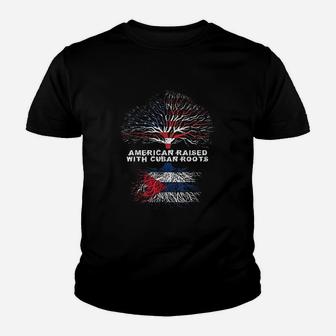 American Raised With Cuban Youth T-shirt | Crazezy CA