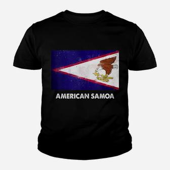 American Samoan American Samoa Flag Youth T-shirt | Crazezy