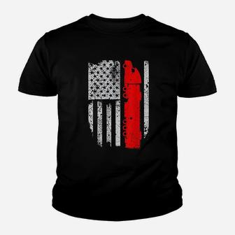 American Truck Driver Flag Youth T-shirt | Crazezy