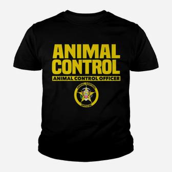 Animal Control Rescue Officer Public Safety Uniform Duty Youth T-shirt | Crazezy