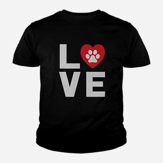 Animal Lover Dog Paw Print Love Dogs My Best Friend Women Youth T-shirt | Crazezy AU