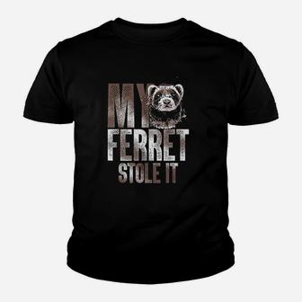 Animal Lover Keeper Cute Pet Funny Ferret Youth T-shirt | Crazezy