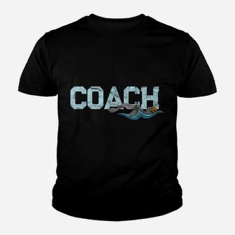 Appreciation Gifts For Swim Coaches Funny Swim Teacher Coach Youth T-shirt | Crazezy