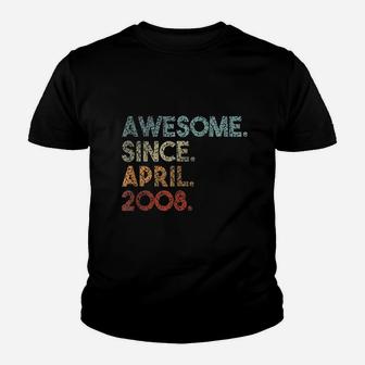 April 2008 Official Teenager 13Th Birthday 13 Years Old Youth T-shirt | Crazezy