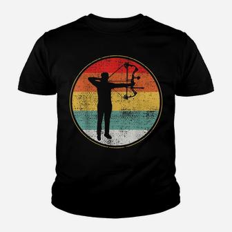 Archery Archer Bow Hunting Retro Gift Youth T-shirt | Crazezy AU