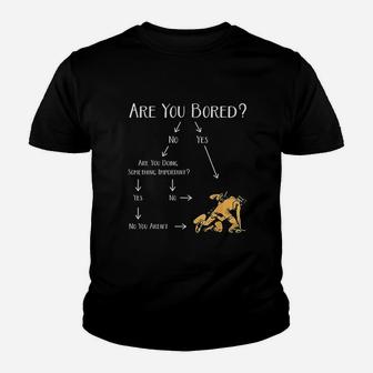 Are You Bored Youth T-shirt | Crazezy