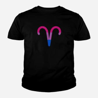 Aries Bi Pride Aries Outfit Youth T-shirt | Crazezy