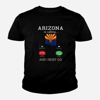 Arizona Is Calling Funny Youth T-shirt | Crazezy CA