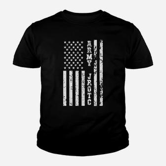 Army Jrotc United States Army Junior Rotc W Us Flag Youth T-shirt | Crazezy CA