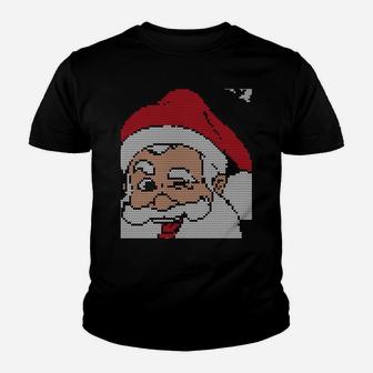 Ask Your Mom If I'm Real Funny Santa Christmas Xmas Lover Sweatshirt Youth T-shirt | Crazezy
