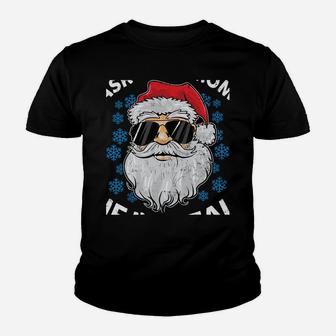 Ask Your Mom If I'm Real Santa Claus Funny Christmas Gift Youth T-shirt | Crazezy UK