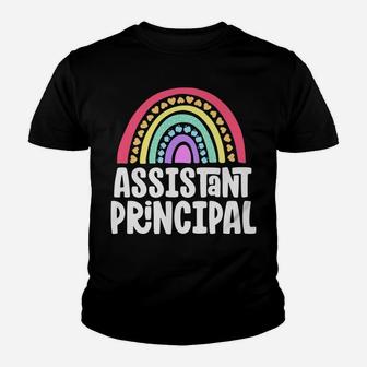 Assistant Principal Boho Rainbow Vice Principal Appreciation Youth T-shirt | Crazezy