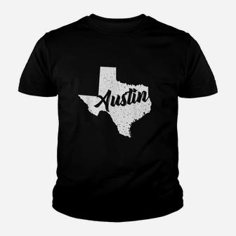 Austin Texas Native Vintage Youth T-shirt | Crazezy AU