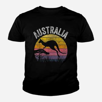Australia Australian Kangaroo Vintage Youth T-shirt | Crazezy AU