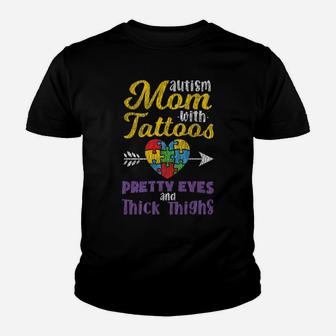 Autism Awareness Mom Mother Autistic Kids Awareness Mom Gift Youth T-shirt | Crazezy UK