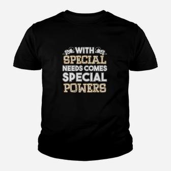 Autism Awareness Month With Special Needs Special Powers Youth T-shirt - Monsterry UK