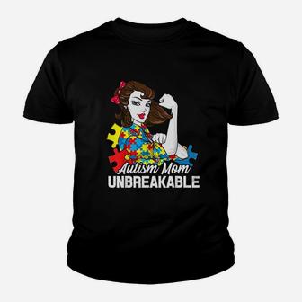 Autism Awareness Unbreakable Youth T-shirt | Crazezy