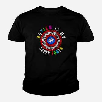 Autism Is My Super Power Youth T-shirt - Monsterry DE