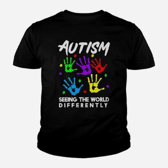 Autism Seeing The World Differently Youth T-shirt - Monsterry