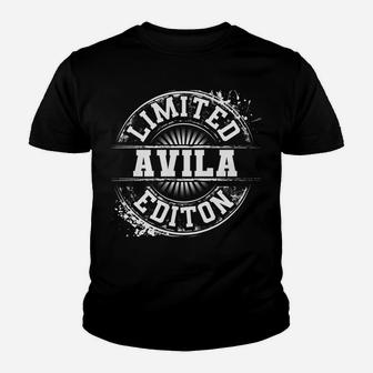 Avila Funny Surname Family Tree Birthday Reunion Gift Idea Youth T-shirt | Crazezy