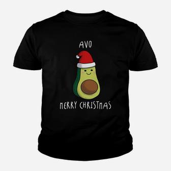 Avo Merry Christmas Sweatshirt, Funny Avocado Xmas Sweater Sweatshirt Youth T-shirt | Crazezy UK