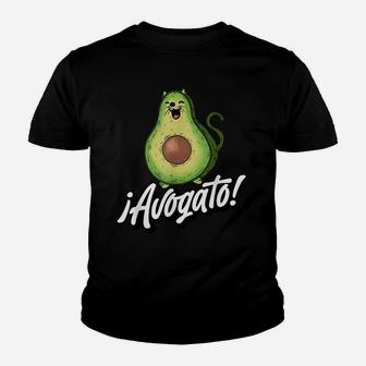 Avogato Funny Cat Avocado For Pet Lovers And Foodies Cute Youth T-shirt | Crazezy DE
