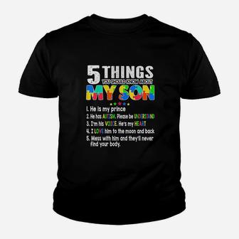 Awareness Support Son Kids For Mom Dad Youth T-shirt | Crazezy CA