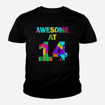 Awesome At 14 Youth T-shirt | Crazezy CA