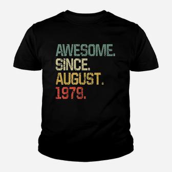 Awesome Since August 1979 Youth T-shirt | Crazezy AU