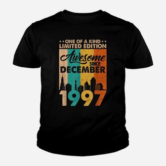 Awesome Since December 1997 Vintage 24Th Birthday Youth T-shirt | Crazezy UK
