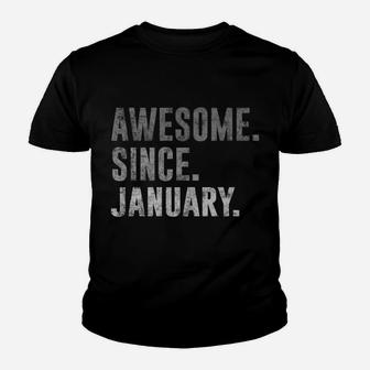 Awesome Since January 2011 11Th Birthday Vintage 2011 Youth T-shirt | Crazezy