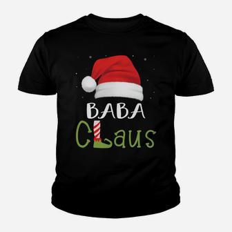 Baba Claus Family Group Matching Pajama Funny Christmas Gift Sweatshirt Youth T-shirt | Crazezy