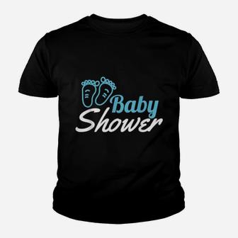 Baby Shower Royal Matching Gender Reveal Pregnancy Party Youth T-shirt - Monsterry AU