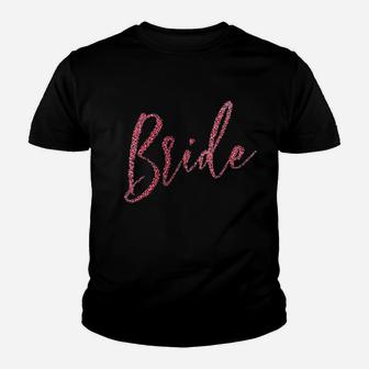 Bachelorette Party Brides Babes Bride Squad Tops Wedding Party Outfits Youth T-shirt | Crazezy