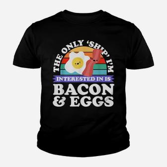 Bacon And Eggs Youth T-shirt - Monsterry
