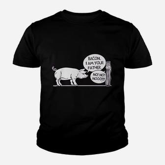 Bacon I Am Your Father Youth T-shirt | Crazezy
