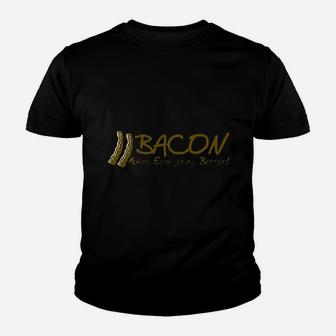 Bacon Makes Everything Better Youth T-shirt | Crazezy DE